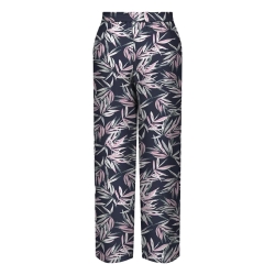 Pantalon Marine/Rose Femme Only Nova Life Palazzo