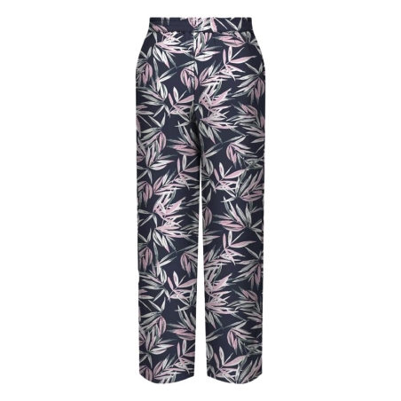 Pantalon Marine/Rose Femme Only Nova Life Palazzo