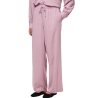 Pantalon fluide Rose Femme Pieces Wide
