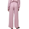 Pantalon fluide Rose Femme Pieces Wide
