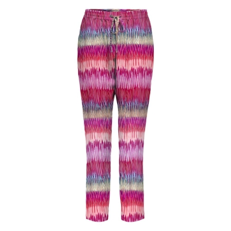 Pantalon Rose/Marine à Motifs Femme Only 15222230