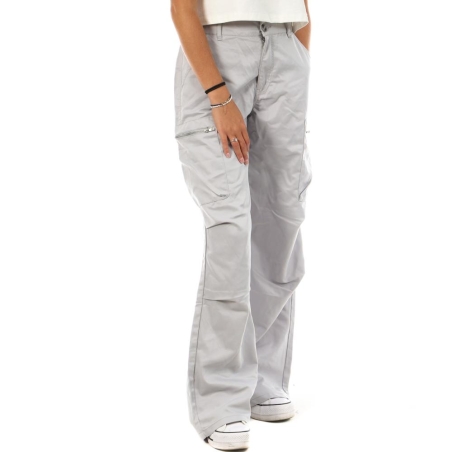 Pantalon fluide Gris Femme Monday Premium Parachute