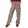 Pantalon fluideRouge à Motifs Femme Kaporal SAX