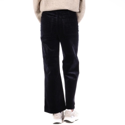 Pantalon en Velours Marine Femme Oraije Victorine