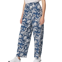 Pantalon Bleu à Fleurs Femme TBS JANIEPAN