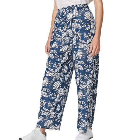 Pantalon Bleu à Fleurs Femme TBS JANIEPAN