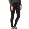 Pantalon skinny enduit Noir Monday Premium Paillettes