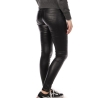 Pantalon skinny enduit Noir Monday Premium Paillettes