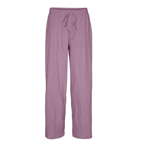 Pantalon Fluide Mauve Femme Vero Moda Luna
