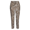 Pantalon fluide Léopard Noir/Beige Femme Vero Moda Easy Joy