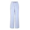 Pantalon fluide Bleu Femme Pieces Wide