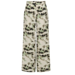 Pantalon fluide Beige/Vert/Noir Femme JDY Millie
