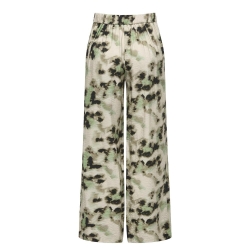 Pantalon fluide Beige/Vert/Noir Femme JDY Millie