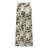 Pantalon fluide Beige/Vert/Noir Femme JDY Millie