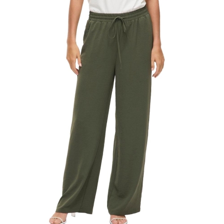 Pantalon fluide Vert Femme Vila Josa