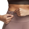 Legging Rose Pale Femme Nike Fast Crop
