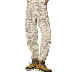 Pantalon fluide Beige/Vert Femme Kaporal SILAR