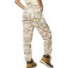 Pantalon fluide Beige/Vert Femme Kaporal SILAR