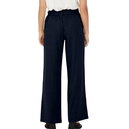 Pantalon Marine Femme JDY Linen