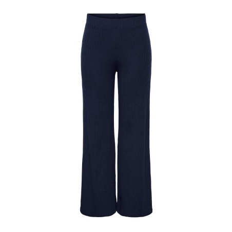 Pantalon Fluide Bleu Femme Only Polina