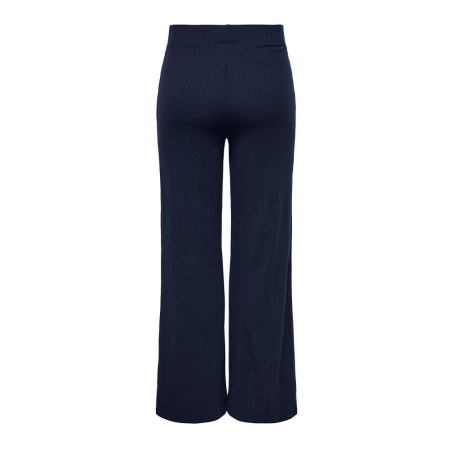 Pantalon Fluide Bleu Femme Only Polina