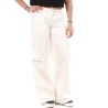 Pantalon fluide Blanc Femme Jennyfer PLOUF