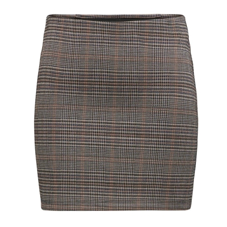Jupe Marron à Motifs Femme JDY Isla