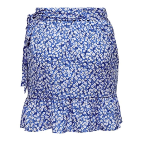 Jupe Bleu à Fleurs Femme Only Olivia
