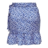 Jupe Bleu à Fleurs Femme Only Olivia