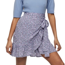 Jupe Violette Femme Only Olivia Wrap