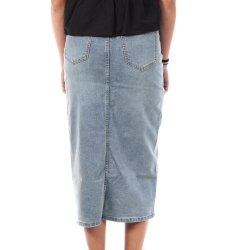 Jupe en Jean Bleu Femme Monday Premium Elephant