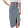 Jupe En Jean Bleu Délavé Femme Monday Premium 392