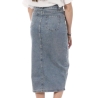Jupe En Jean Bleu Délavé Femme Monday Premium 392