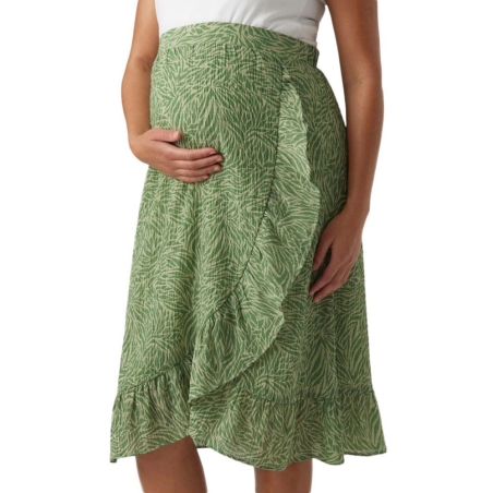 Jupe de Grossesse Verte à Imprimés Femme Vero Moda Maternity 20019019