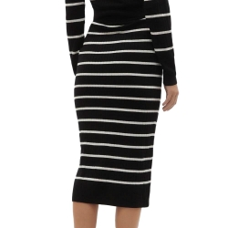 Jupe Noir/Blanc Femme Mamalicious Newsiv