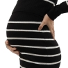 Jupe Noir/Blanc Femme Mamalicious Newsiv