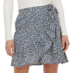 Jupe Marine à fleurs Femme Only Olivia