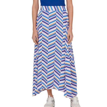 Jupe Longue Bleu Femme Only Life Midi