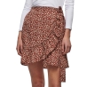 Jupe Marron à fleurs Femme Only Olivia