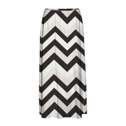 Jupe Longue Noir/Blanc/Beige Femme Vero Moda Joy Maxi