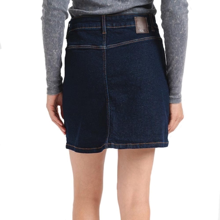 Jupe Bleu Brut Femme Pieces Juna