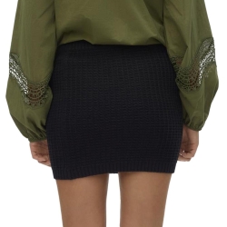 Jupe en Maille Noire Femme Vero Moda Omega
