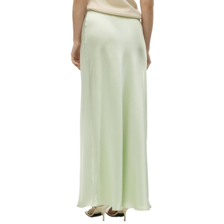 Jupe longue taille haute Vert Vero Moda Beatrice