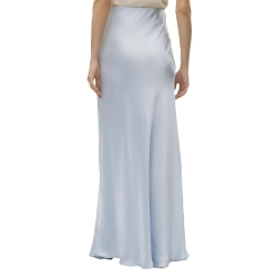 Jupe longue taille haute Bleu Vero Moda Beatrice