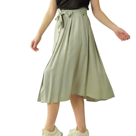 Jupe Kaki Femme Deeluxe Rosalia