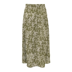 Jupe Longue Beige/Vert Femme Only Nova Life