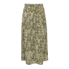 Jupe Longue Beige/Vert Femme Only Nova Life