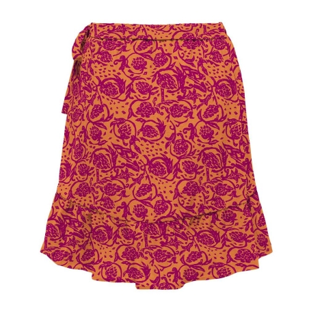 Jupe Orange Femme Only Onlnova Life Merle