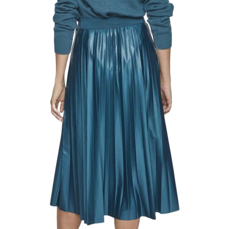 Jupe Plissée Bleu Femme Vila Nitban