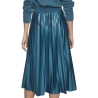 Jupe Plissée Bleu Femme Vila Nitban